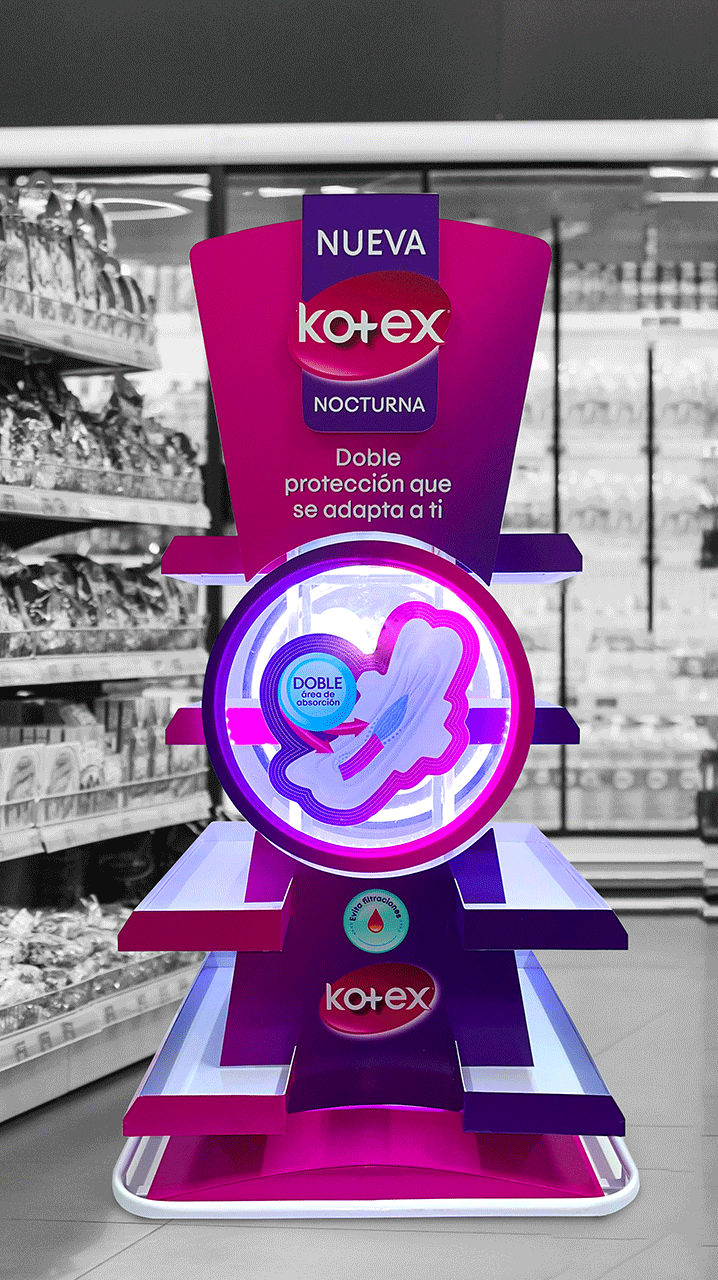 Exhibidor Kotex